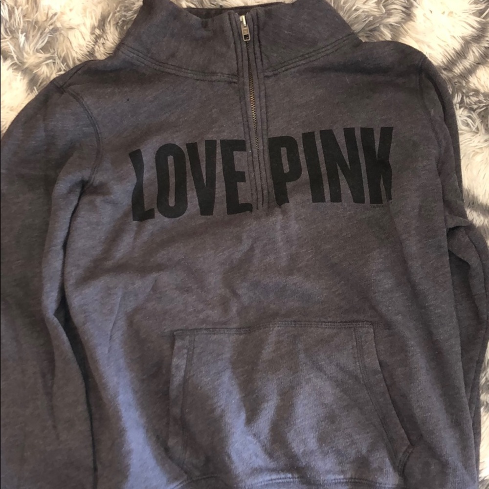 VS/Pink half zip jacket